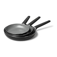 Starfrit Frying Pan Set, 3-pc Front_Angled_Left