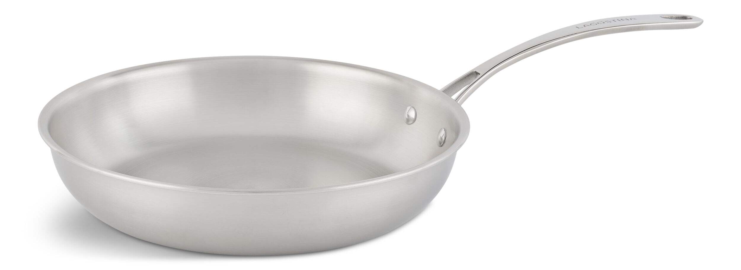 Lagostina 3-Ply Clad Commercial Frypan, 26-cm Front_Angled_Left