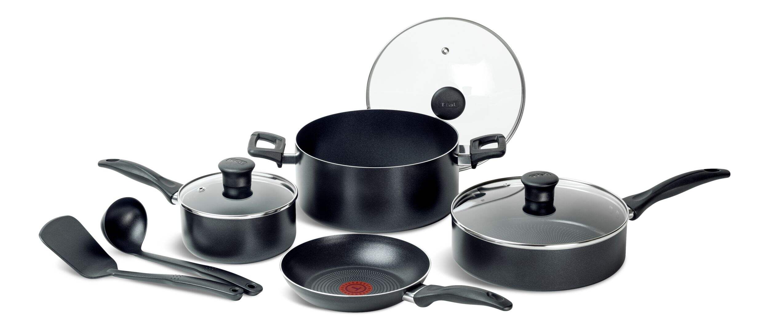 Batterie de cuisine antiadhésive T-fal Viva, paq. 9 Front_Elevated