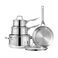 Lagostina Classico Stainless Steel Cookware Set, 8-pc Composite_or_Mixed
