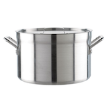 Heritage Commercial Aluminum Stock Pot, Oven Safe, 10-qt Front_Elevated