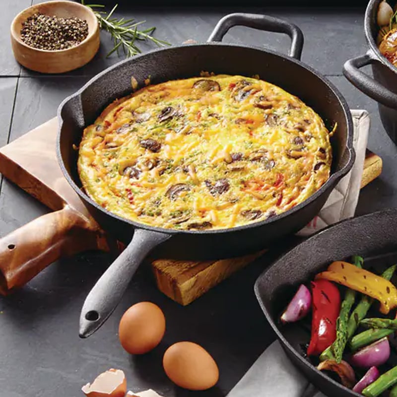 Lagostina Cast Iron Preseasoned Frying Pan, Oven & Broiler Safe, Black, 30.4cm Canadian Tire Lagostina Cast Iron Preseasoned Frying Pan, Oven & Broiler Safe, Black, 30.4cm Canadian Tire