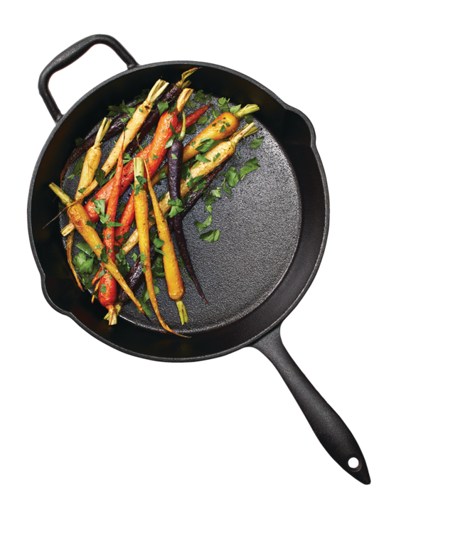 Lagostina Cast Iron Preseasoned Frying Pan, Oven & Broiler Safe, Black