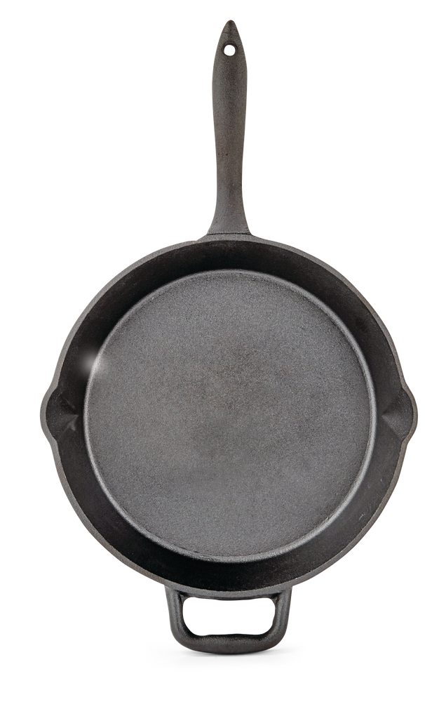 Lagostina Cast Iron Preseasoned Frying Pan, Oven & Broiler Safe, Black