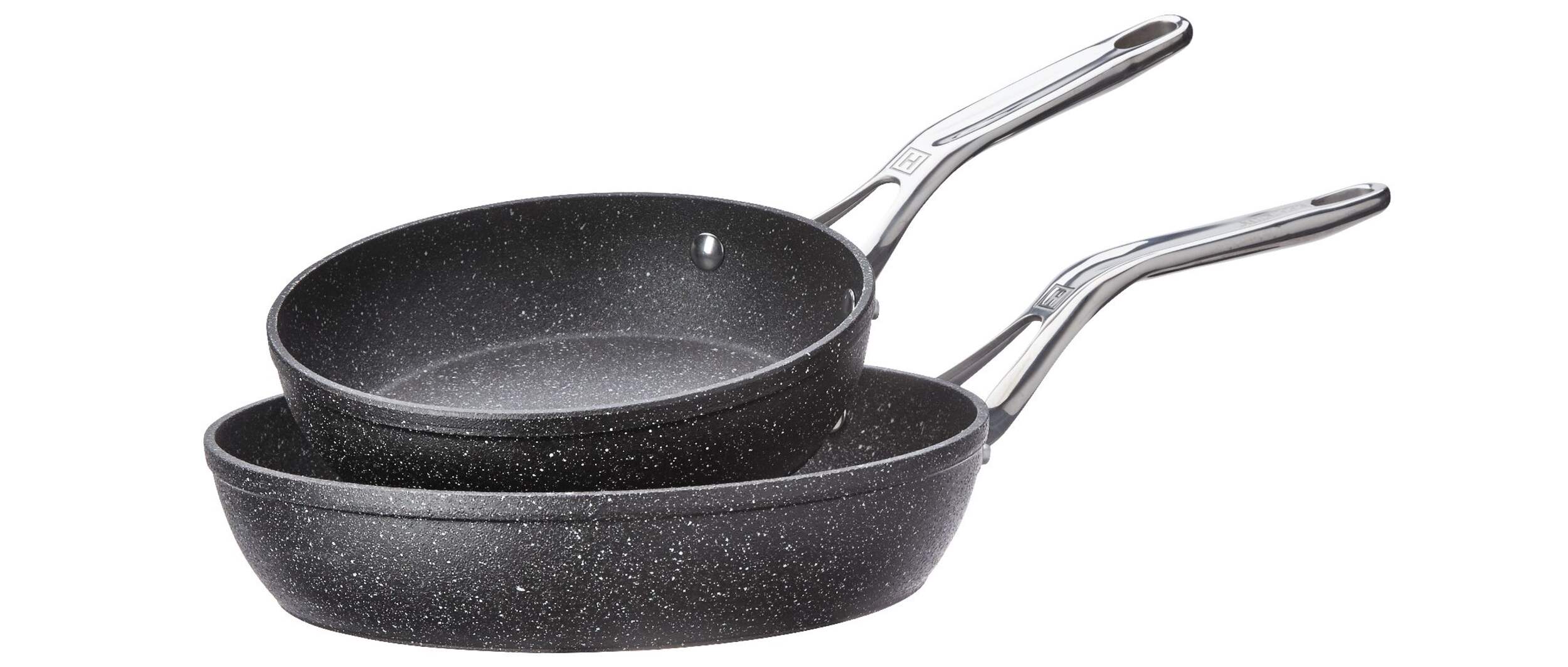 Heritage The Rock Frying Pan Nonstick, Dishwasher & Oven Safe, Black