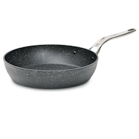 Heritage The Rock Non-Stick Frying Pan, Dishwasher & Oven Safe, Black, 8-in