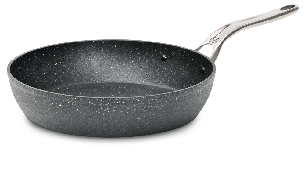 Heritage The Rock Frying Pan Nonstick, Dishwasher & Oven Safe, Black