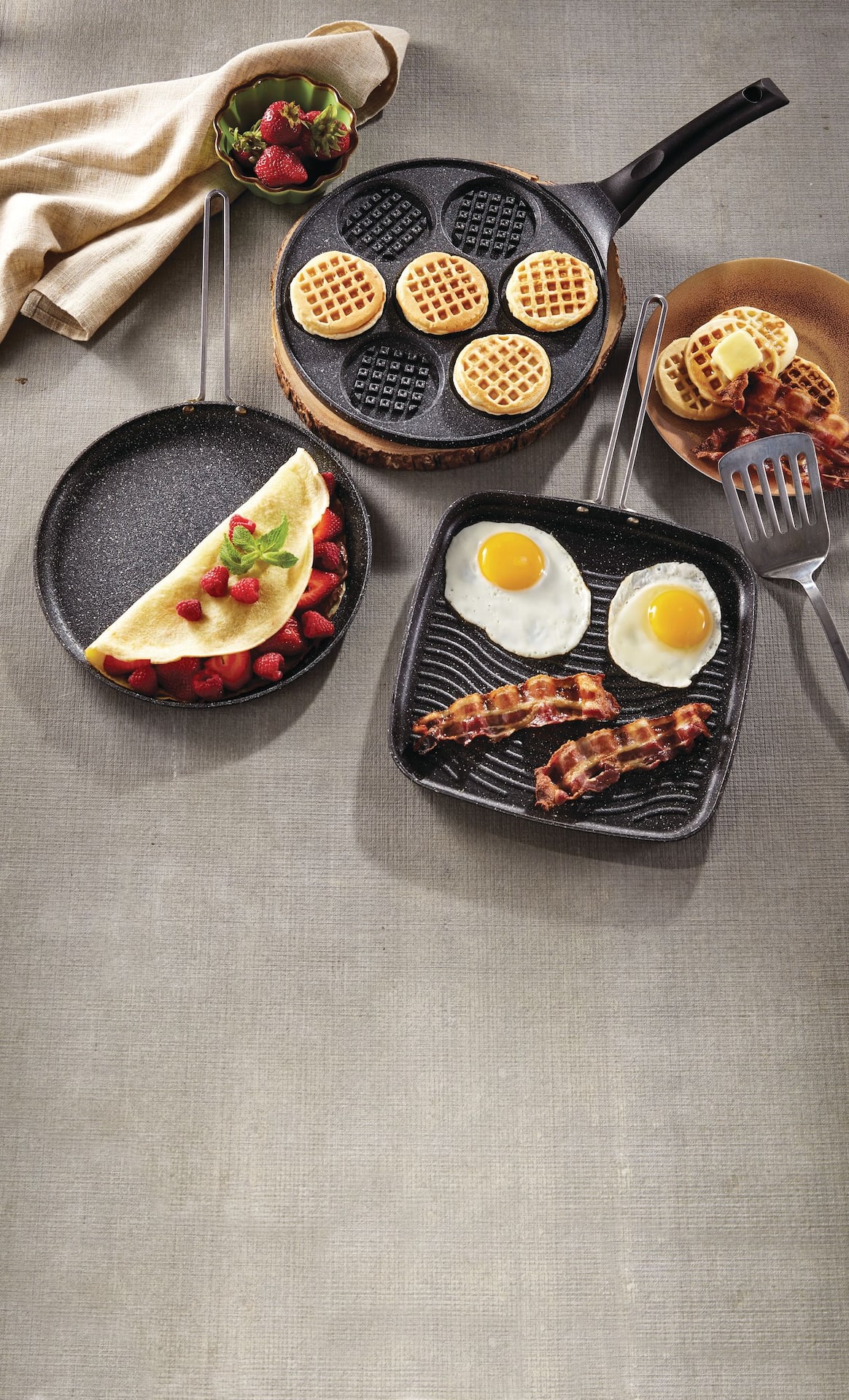 Heritage The Rock Grill Pan Dishwasher Oven Safe Black 26.1 x 4cm Canadian Tire