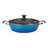 Heritage The Rock One-Pot Dutch Oven, Dishwasher & Oven Safe, Blue, 5qt Front_Elevated