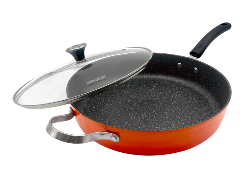 Heritage The Rock OnePot Frying Pan, Oven Safe, Orange, 31.7cm