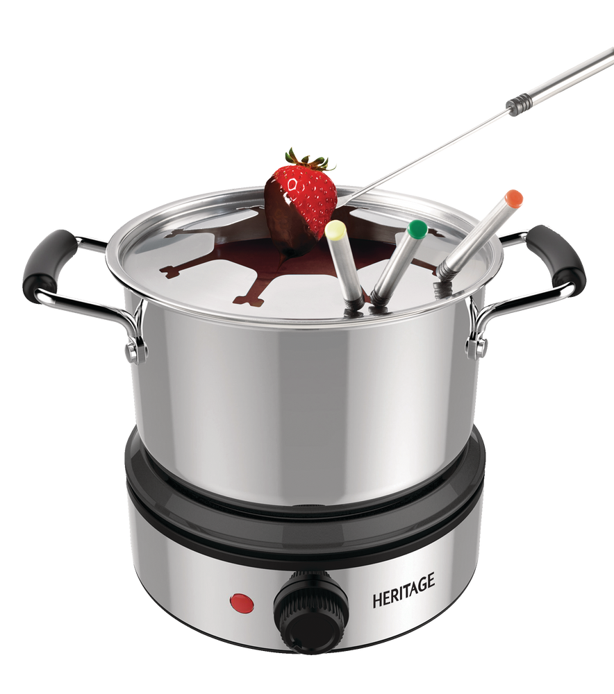 maximaliseren repertoire Haas Heritage Stainless Steel Electronic Fondue Set w/ 8 fondue forks,  Dishwasher Safe, 3L | Canadian Tire