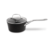 Heritage The Rock Forged Stockpot Saucepan, PFOA-Free, Dishwasher & Oven Safe Front_Elevated