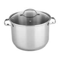MASTER Chef Stainless Steel Pasta Pot Set, 8qt Front_Elevated