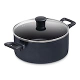 T-fal Viva Dutch Oven, Non-Stick, Dishwasher & Oven Safe, Black, 5-qt Front_Elevated