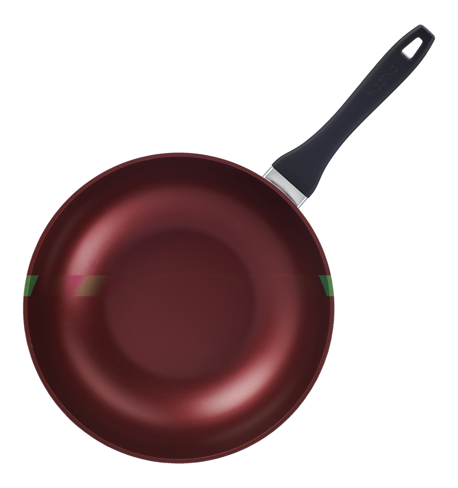 PADERNO Classic Wok Stir Fry Pan, NonStick, Maroon, 30cm Canadian Tire