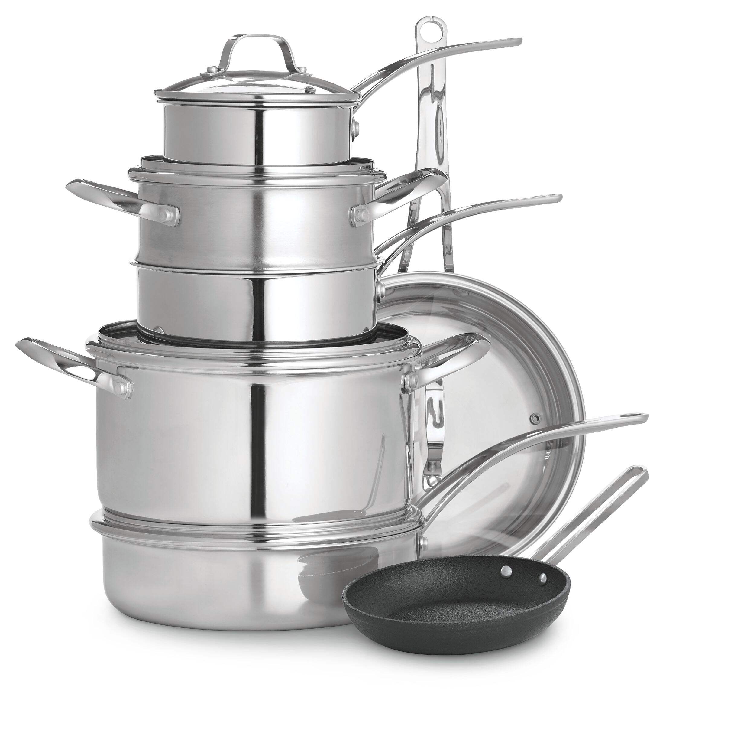 Heritage The Rock Clad Cookware Set, Dishwasher & Oven Safe, 12-pc Composite_or_Mixed