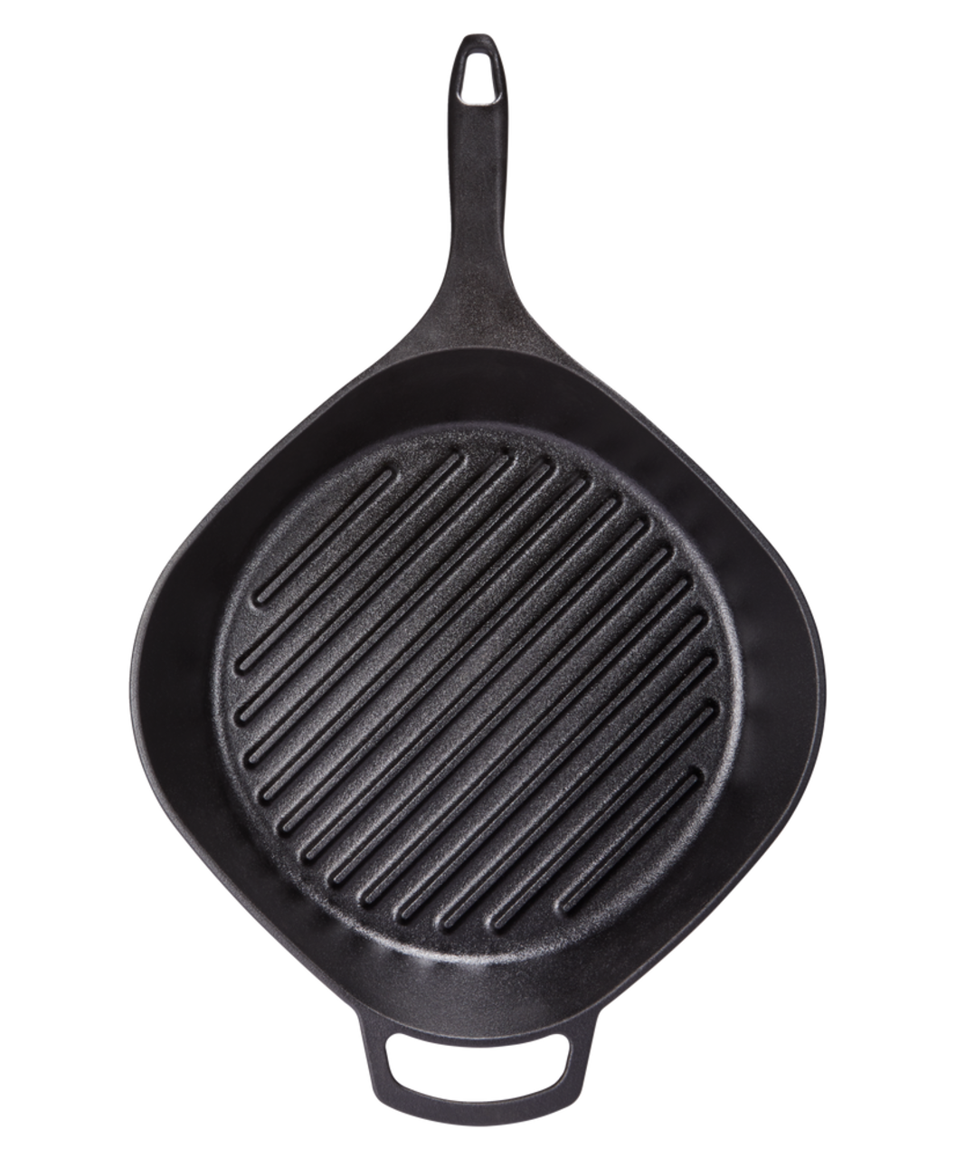 MASTER Chef Preseasoned Cast Iron Frying Pan, Oven Safe, Black, 30.4cm