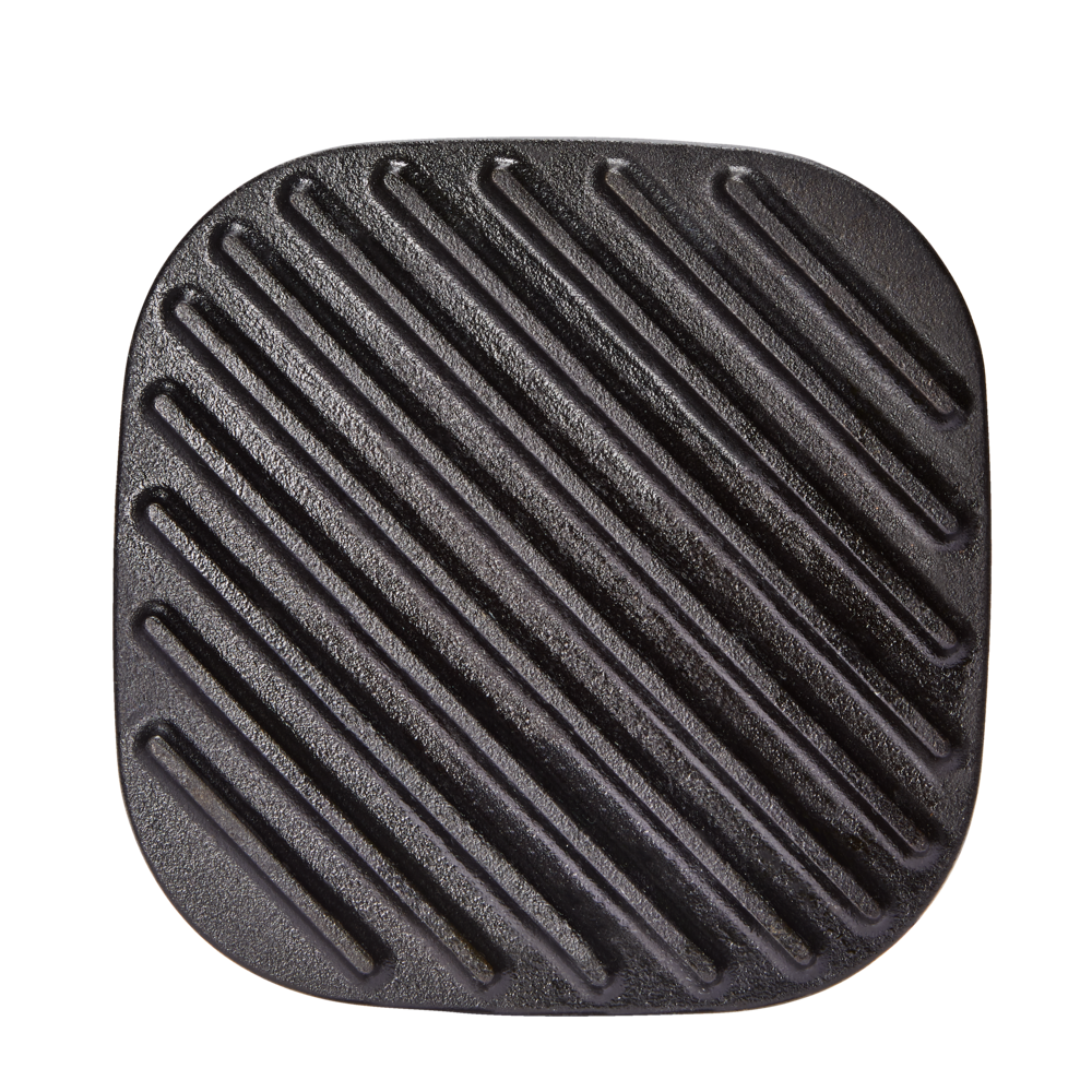 PADERNO Signature PreSeasoned Cast Iron Panini & Burger Grill Press