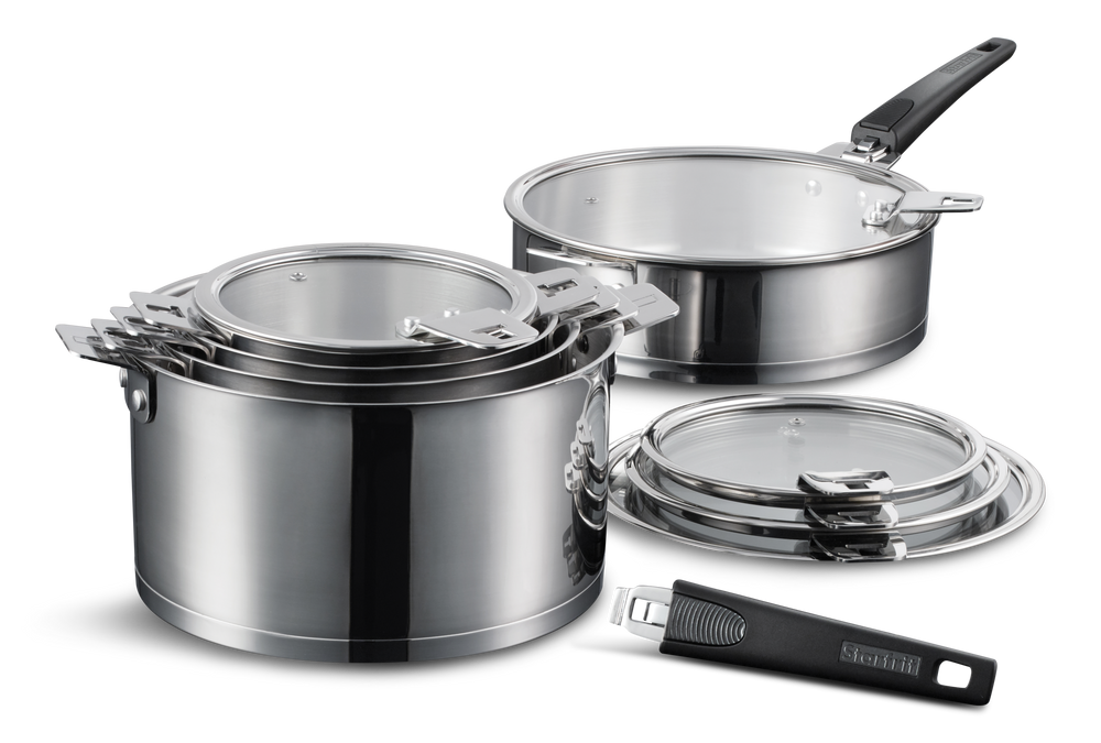 Heritage The Rock NonStick TLock Cookware Set w/ Detachable Handles