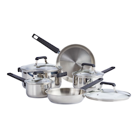 Master Chef Stainless Steel Cookware Set, 9-pc Composite_or_Mixed