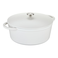 Master Chef Cast Iron Dutch Oven, 7-qt, More Options Available Front_Angled_Right