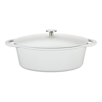 Master Chef Oval Cast Iron Dutch Oven, 6.3-qt, More Options Available Front_Elevated