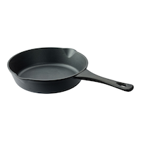 Poêle à frire en fonte Master Chef, 8 po Front_Angled_Left