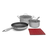 Heritage The Rock Hybrid Clad Ceramic Cookset, 7-pc Composite_or_Mixed