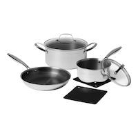 Heritage The Rock Hybrid Clad Ceramic Cookset, 7-pc Composite_or_Mixed