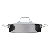Paderno Made In Canada Stainless Steel Braiser, 4.2-L Front_Flat