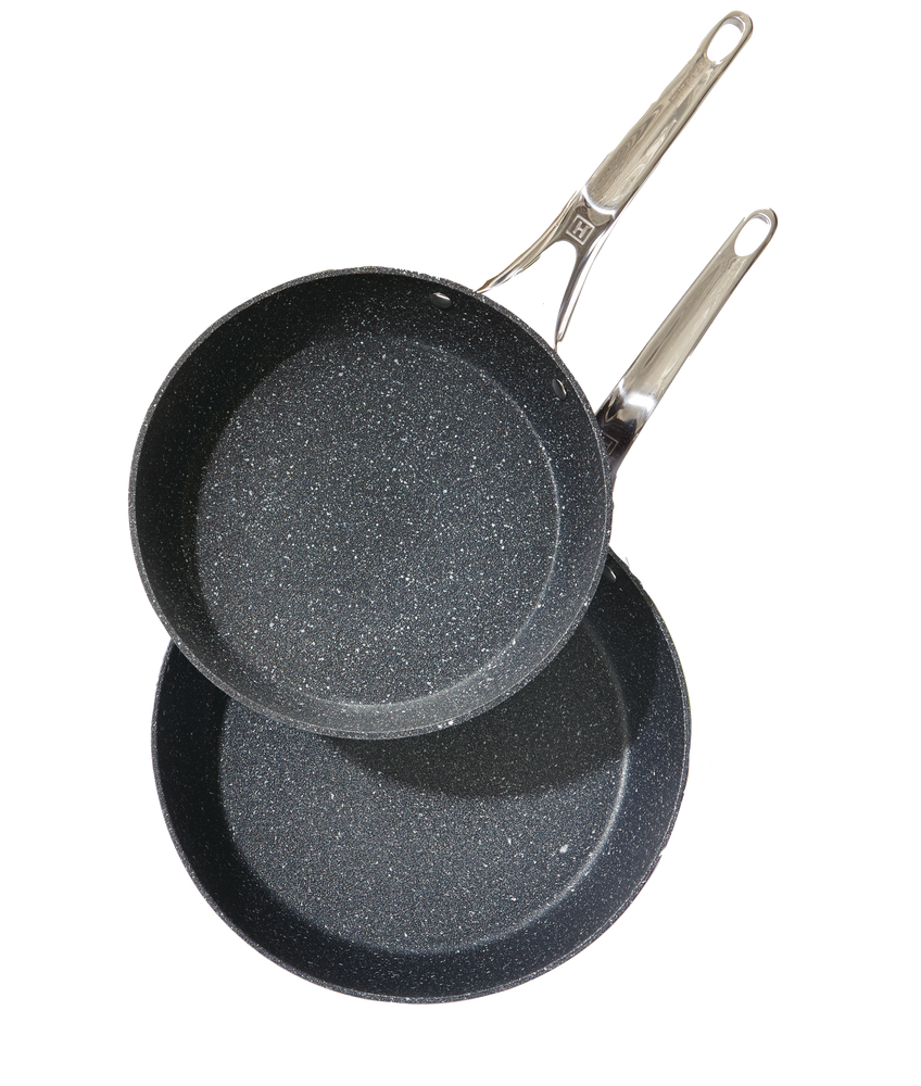 Heritage The Rock Frying Pan, Nonstick, Dishwasher & Oven Safe, Black