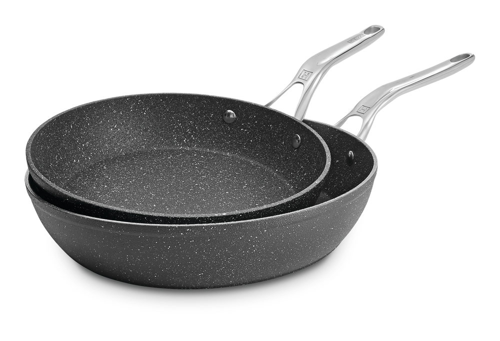 Heritage The Rock Frying Pan, Nonstick, Dishwasher & Oven Safe, Black