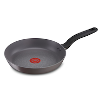 T-fal Black Hard Titanium Non-Stick Cookware Set with Matching Frying Pan, 10-pc Front_Three_Fourths_Angled_Left