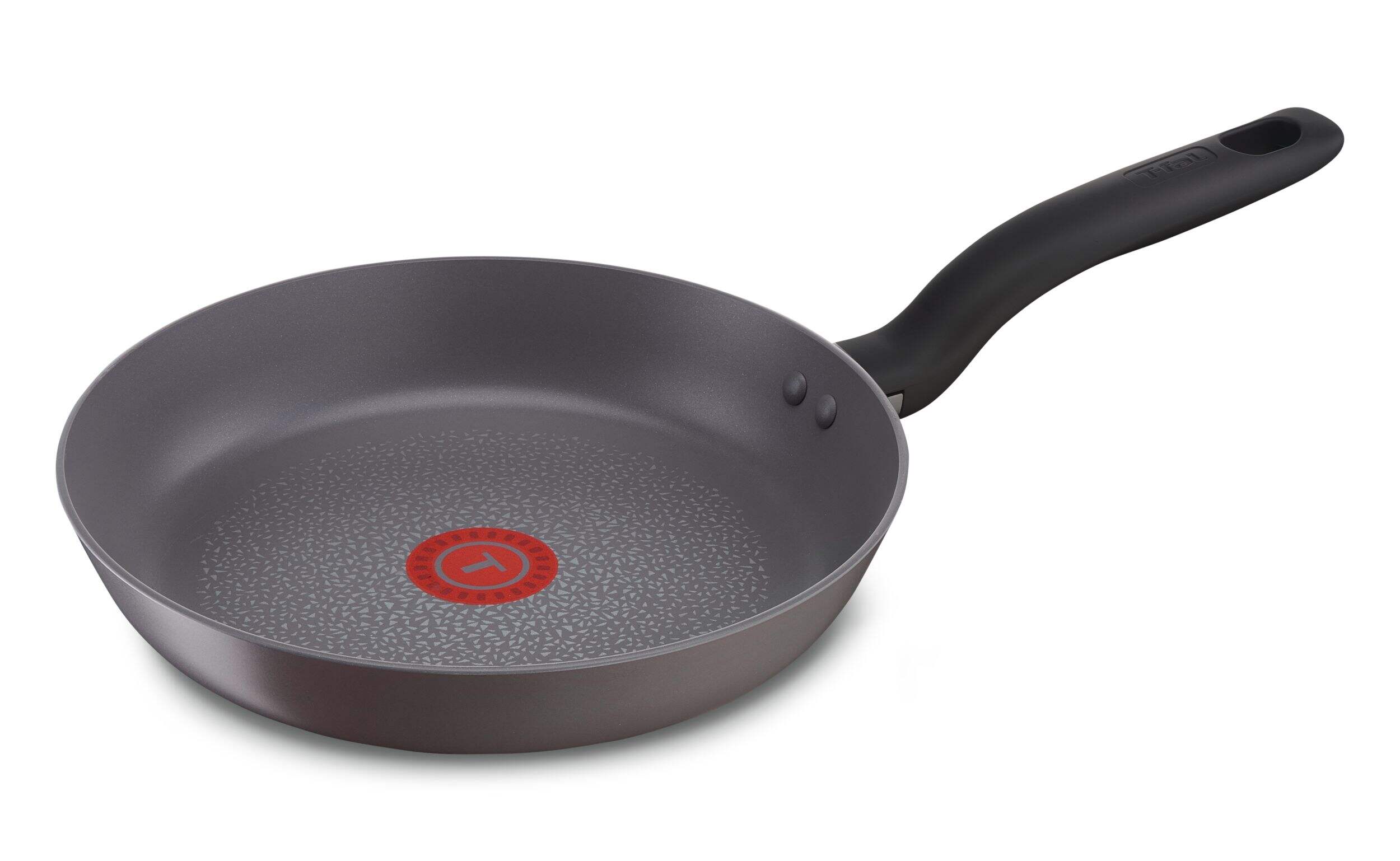 T-fal Black Hard Titanium Non-Stick Cookware Set with Matching Frying Pan, 10-pc Front_Three_Fourths_Angled_Left