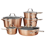 Heritage The Rock Non-Stick Cookware Set, Dishwasher & Oven Safe, Aluminum, 10-pc Composite_or_Mixed