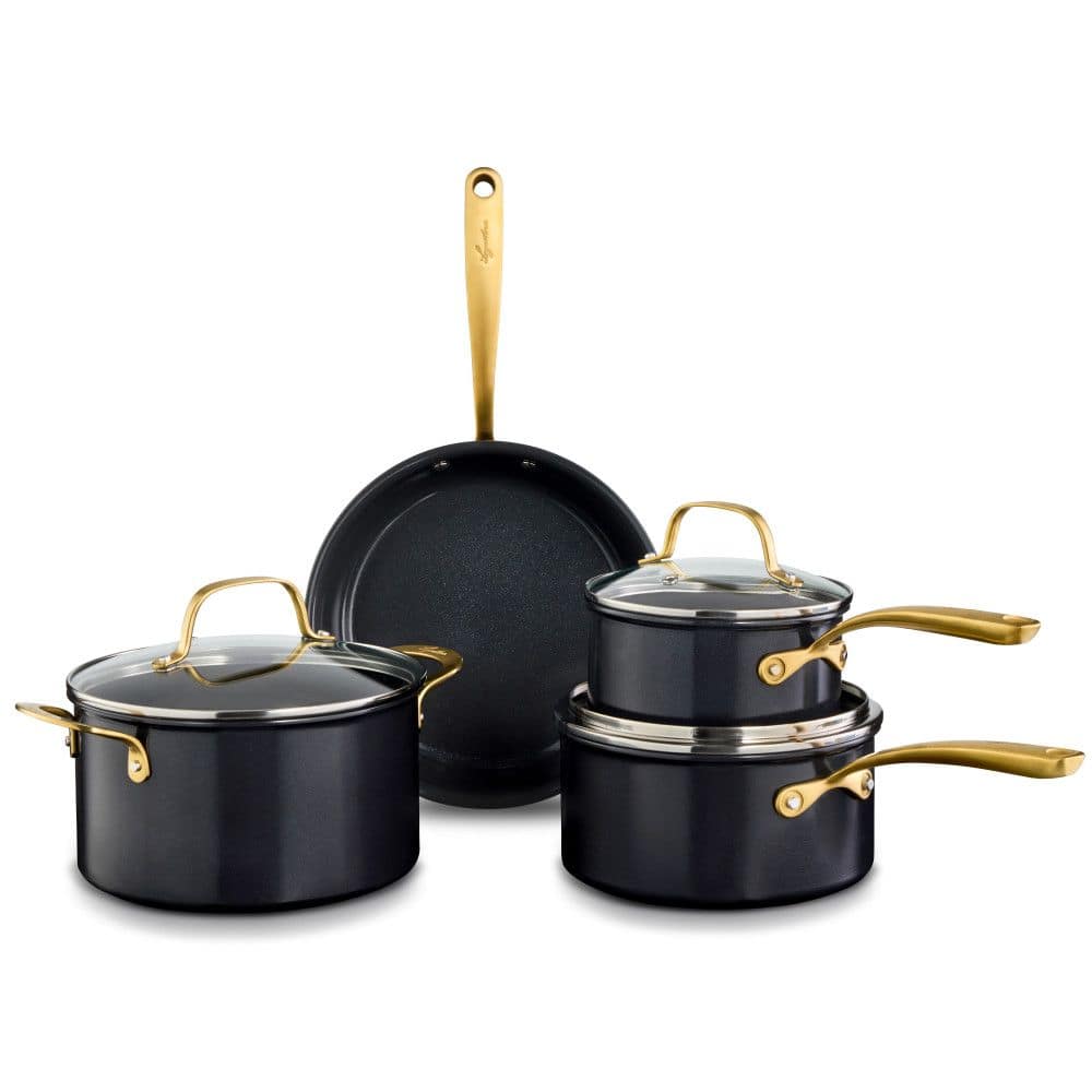 Lagostina Eleganza Ceramic Non-Stick Cookware Set, 7-pc