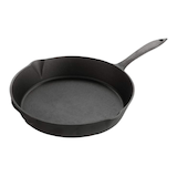 Lagostina Pre-Seasoned Cast Iron Frying Pan, 8-Inch Front_Three_Fourths_Angled_Left