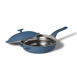 Heritage The Rock Ceramic 3-piece All in One Jumbo Cooker Front_Angled_Left