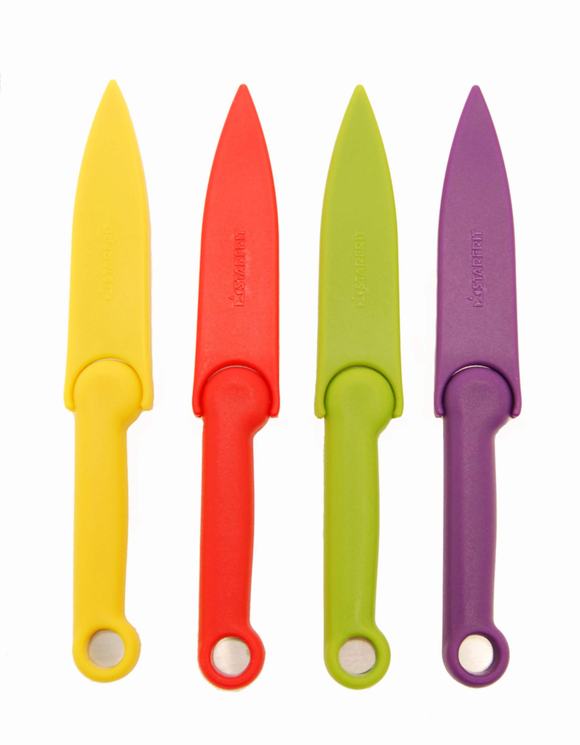Starfrit Safety Paring Knives, 4pc Canadian Tire