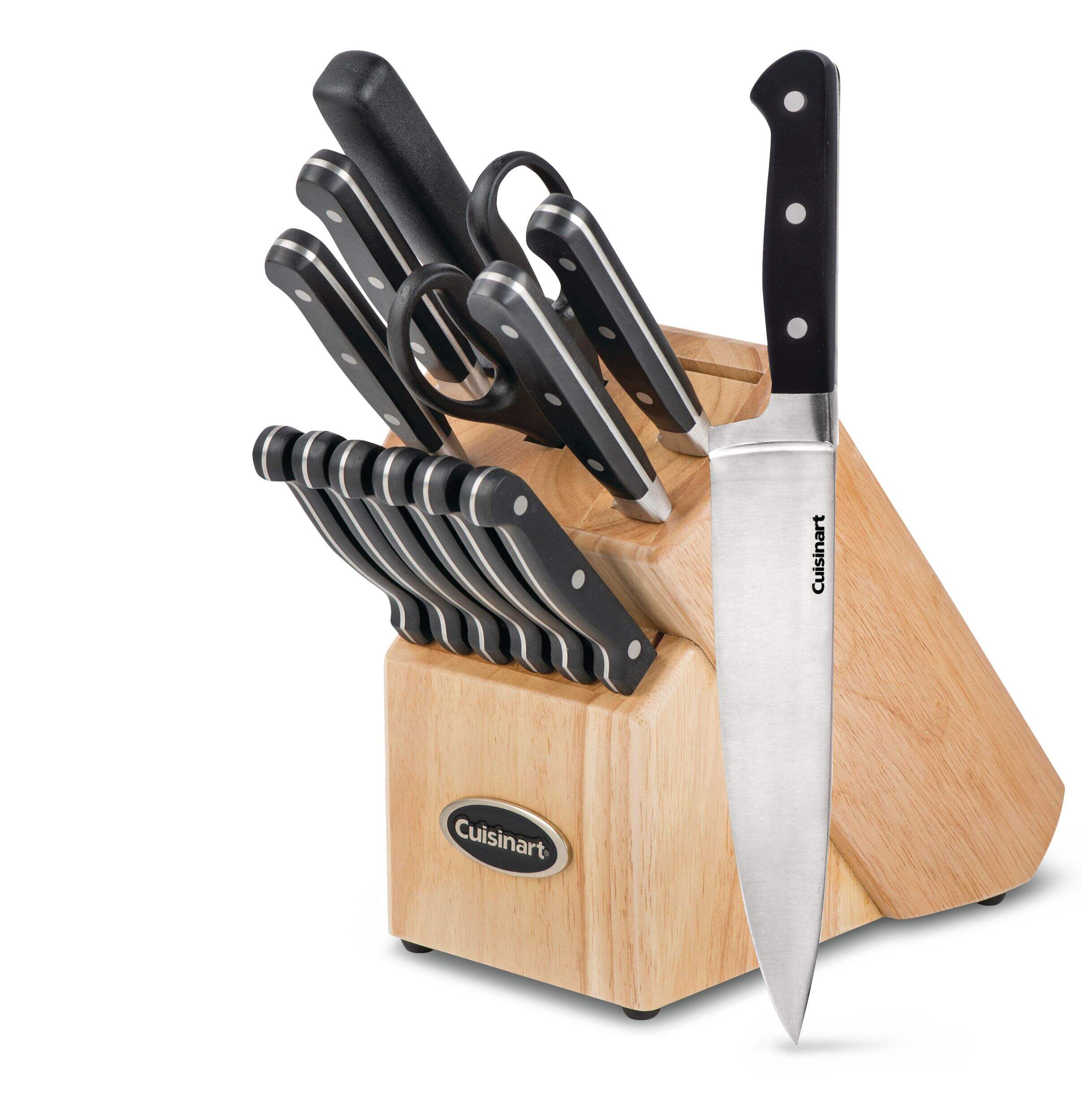 Cuisinart Stainless Steel Forged Knife Block Set, 14-pc Composite_or_Mixed