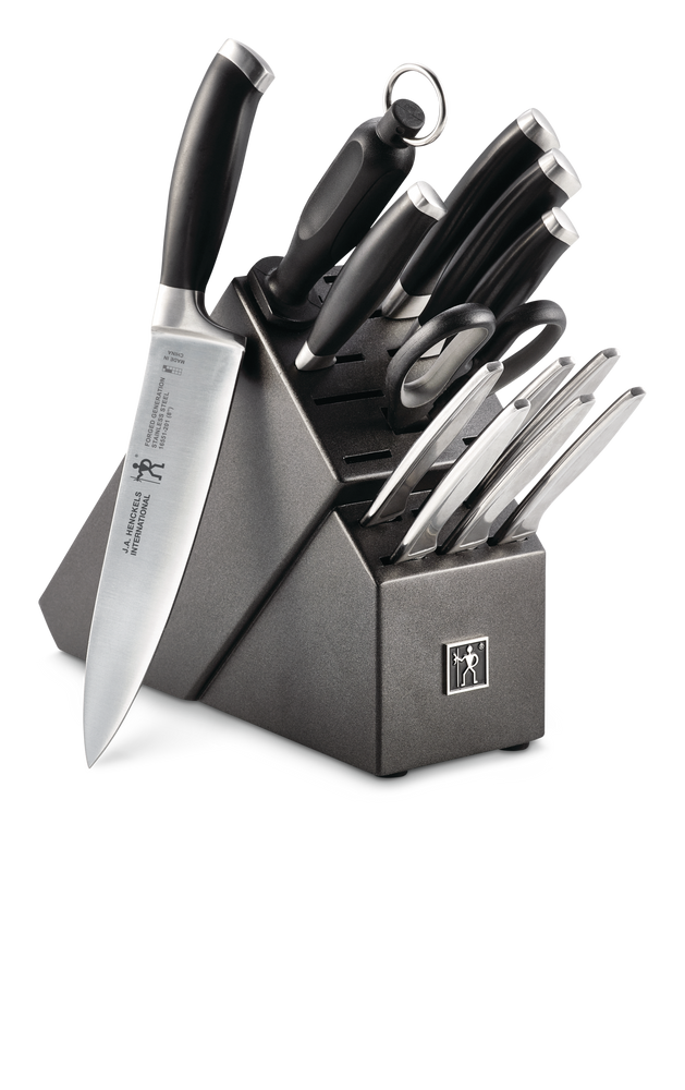 Henckels Stainless Steel Generation Knife Block Set, Ergonomic