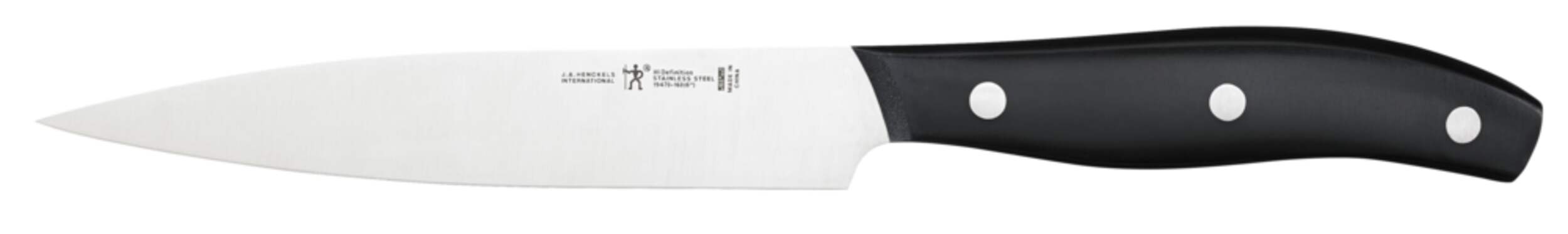 Henckels Fine Edge Solution Utility Knife, 6-in Side_Left