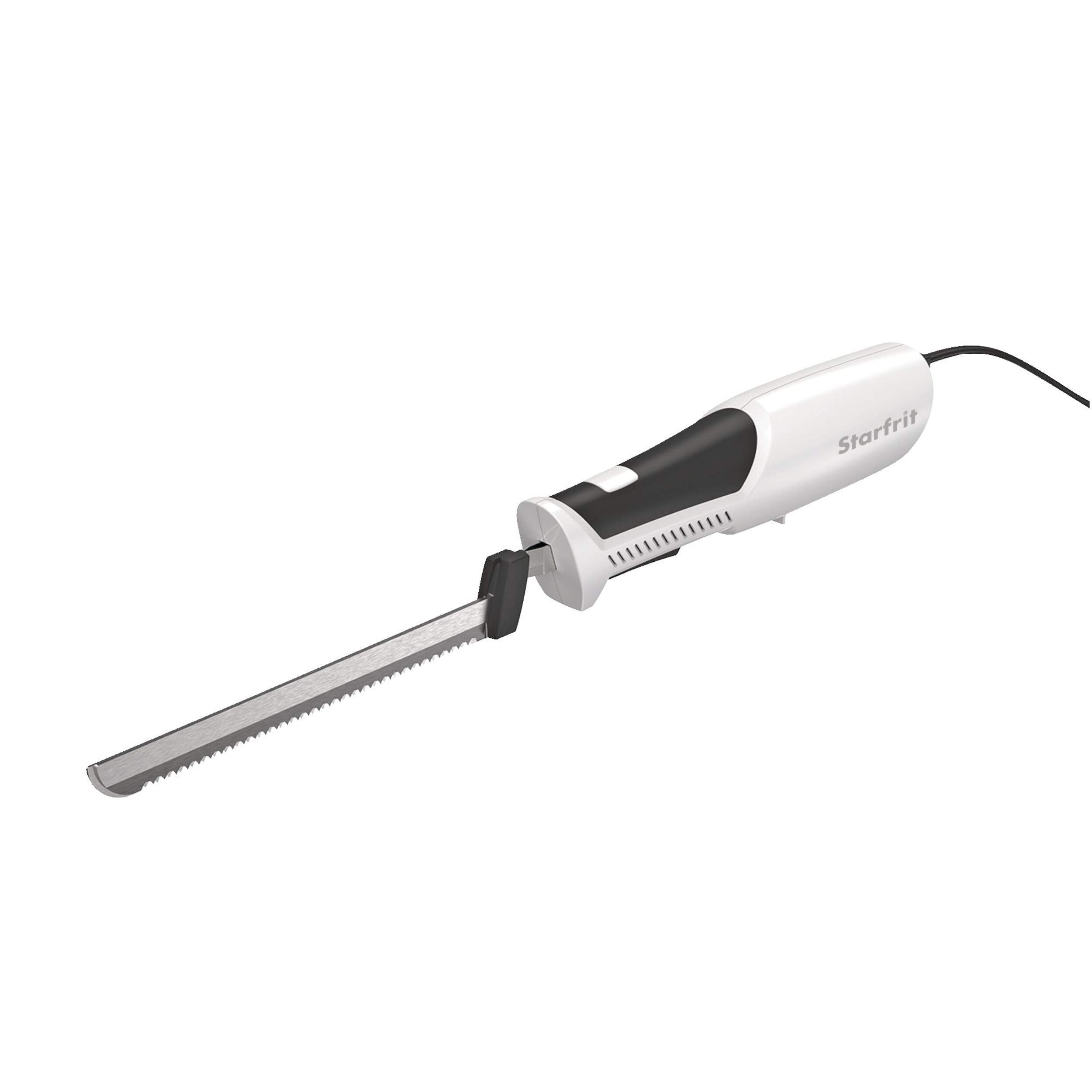 Starfrit Stainless Steel Reciprocating Electric Knife Front_Three_Fourths_Angled_Left