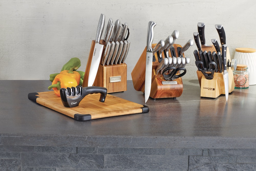 MASTER Chef 3in1 3Stage Knife Sharpener, NonSlip Canadian Tire