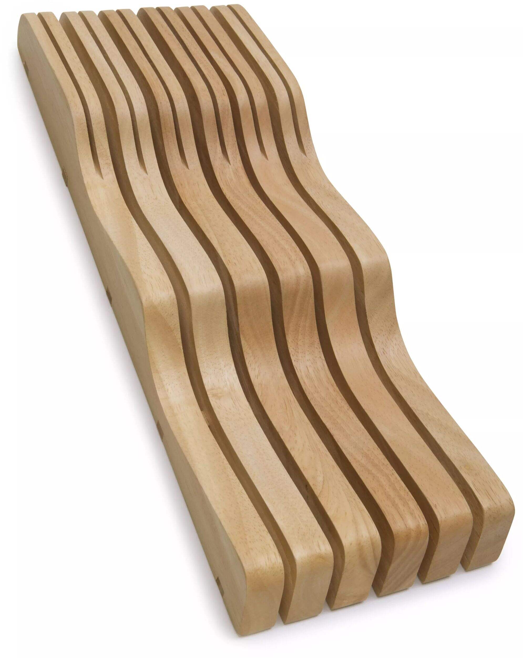 Sabatier Bamboo InDrawer Knife Block Organizer, Hold 11 Knives, 17in