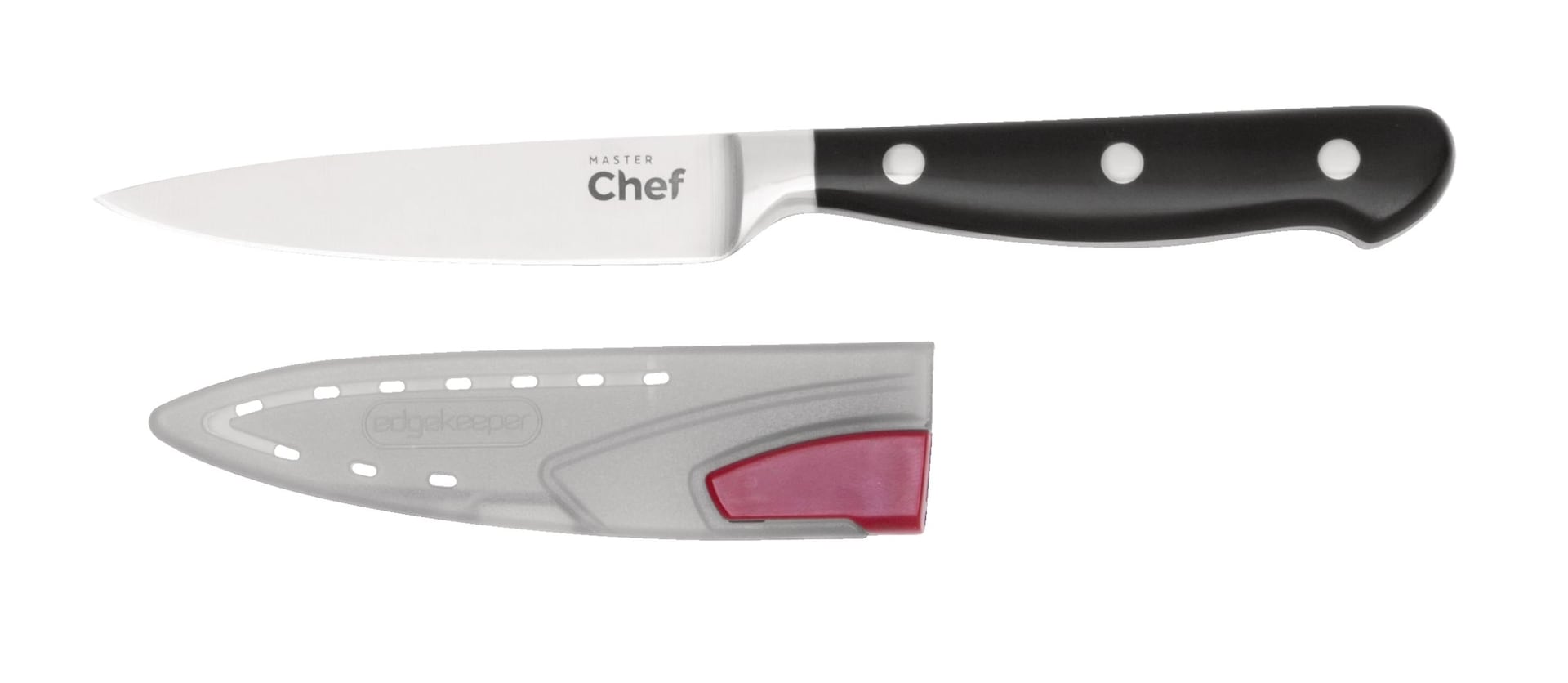 MASTER Chef Edgekeeper Stainless Steel Paring Knife with Sharpening