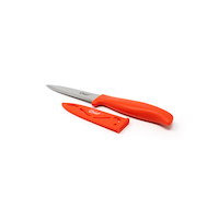 MASTER Chef Stainless Steel Paring Knife with Sheath, 3.5-in, Assorted Colours