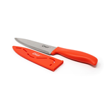 MASTER Chef Stainless Steel Knife with Sheath, 6-in, Assorted Colours Front_Three_Fourths_Angled_Left