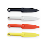 MASTER Chef Stainless Steel Paring Knife Set with Sheaths, Dishwasher Safe, 4-pc Front_Flat