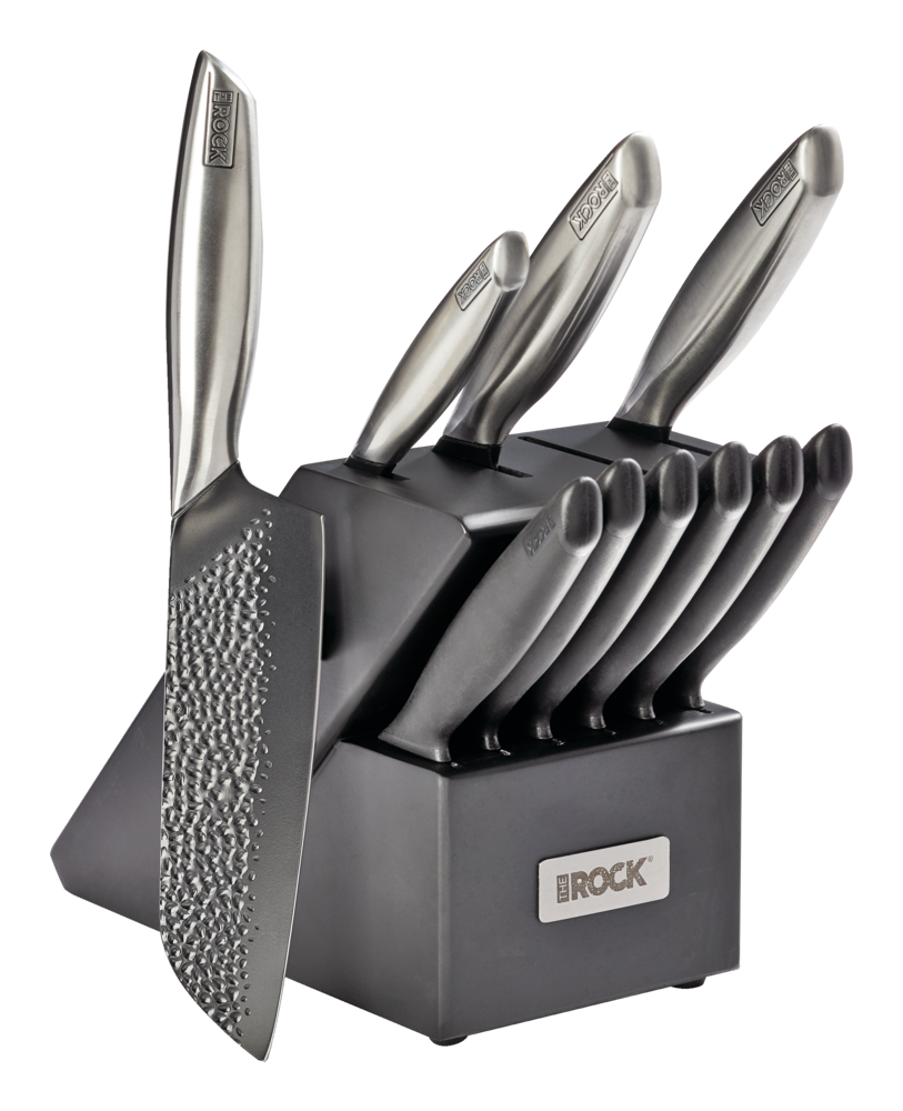 Heritage The Rock Stainless Steel Knife Block Set, 11pc Canadian Tire